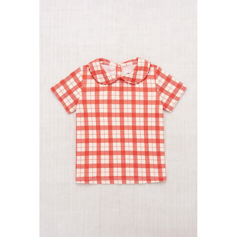 RICKRACK COLLAR TEE-Tomato Piazza