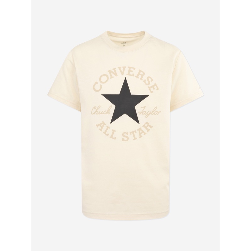 Boys Dissected Chuck Patch T-Shirt in Ivory